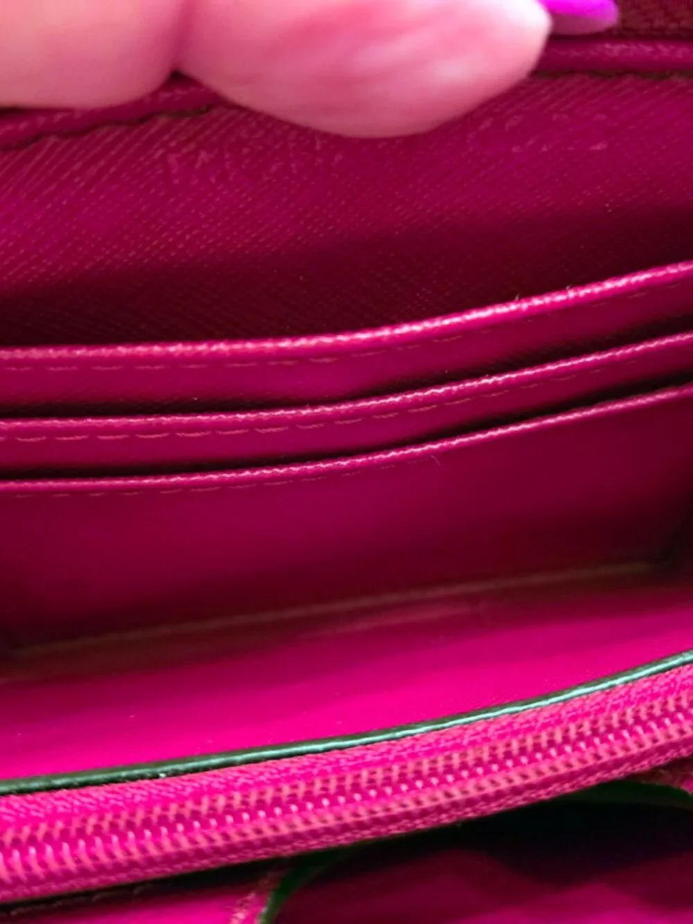 Michael Kors Jet Set Continental Wallet - Red _GUC